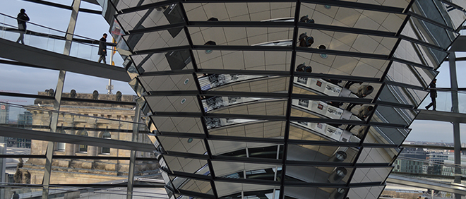 Perspektiven aus dem Reichstagsgebäude